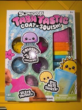 Tabatastic Coat 'n' Squish! Kids Squishy Play Set - Pink & Multi